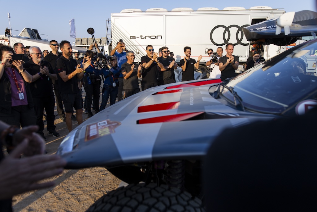 Audi RS Q e-tron 204, Stéphane Peterhansel/Edouard Boulanger
(Foto: Audi Sport)